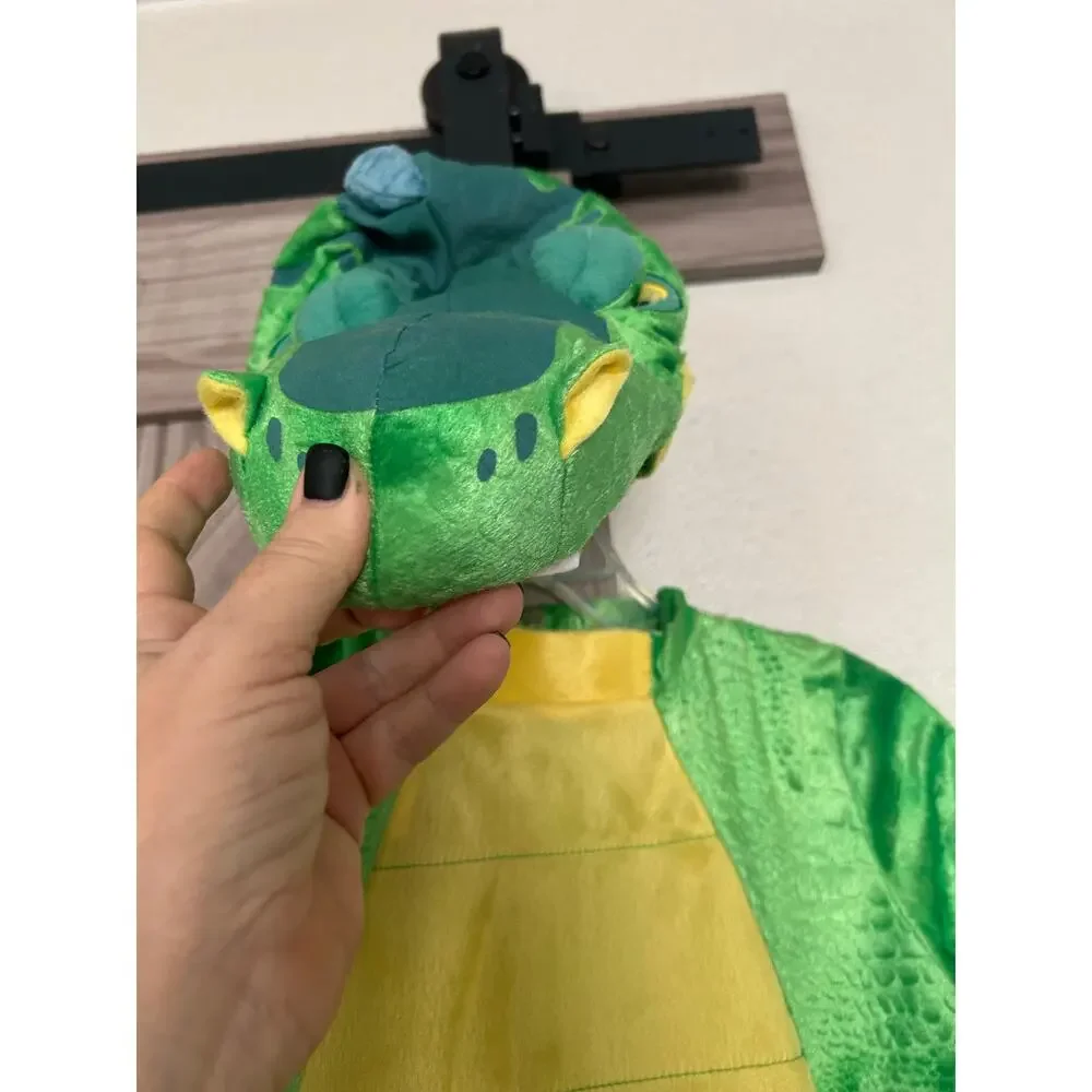 NEW Spooktacular Creations Green T-Rex small child 5-7 costume
